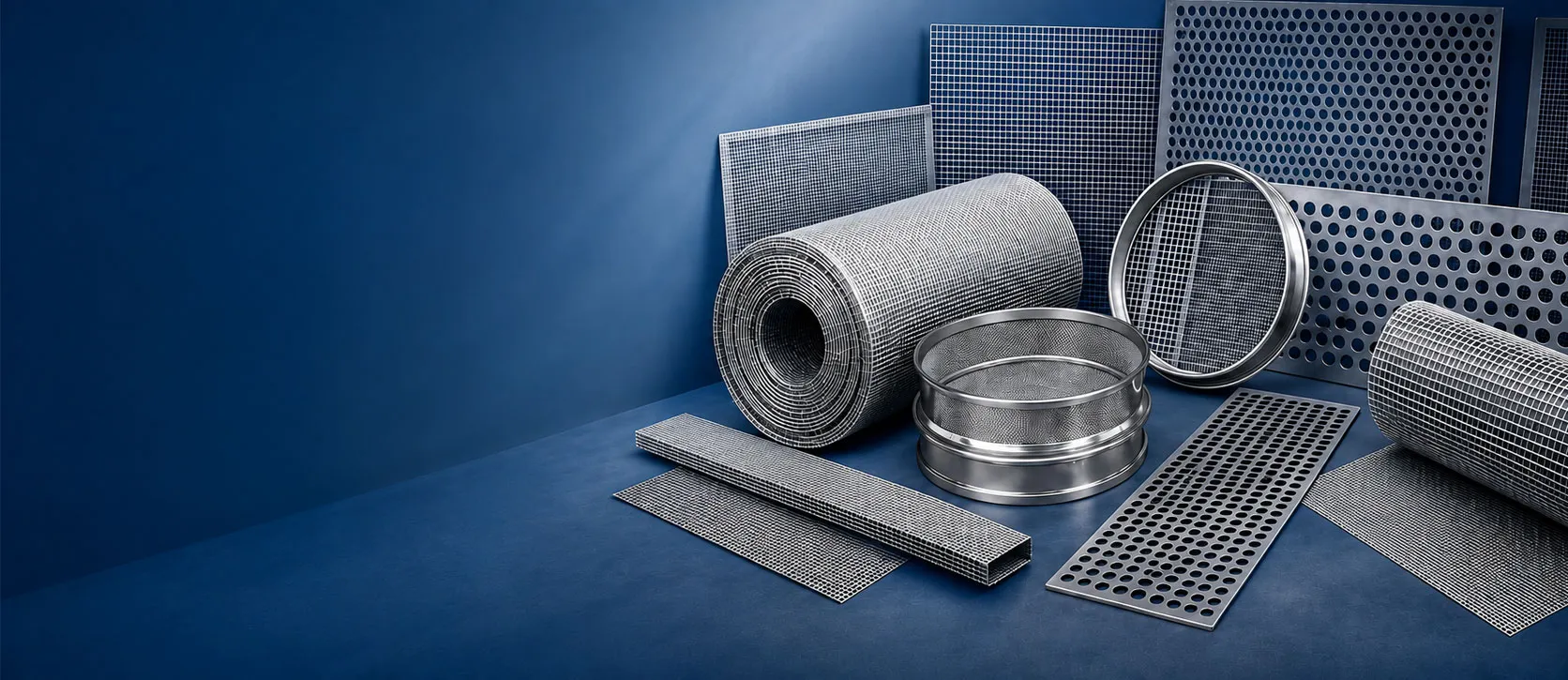 Industrial wire mesh, sieves and perforated metal products